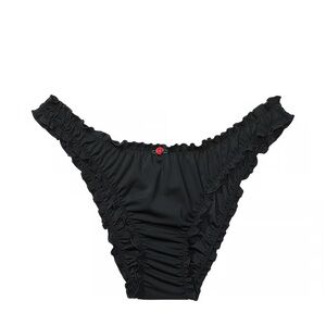 Pink by Frankie’s Bikinis Hudson Bottom - Black